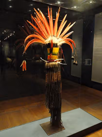 Aparai people — Exhibit from the 'Kunst der Welt' gallery of the Staatliches Museum für Völkerkunde München, Maximilianstraße 42, Munich, Germany.