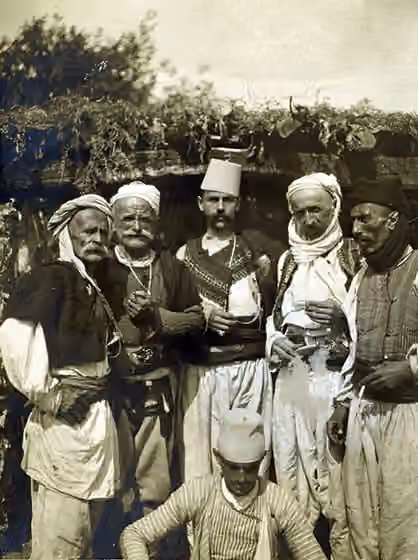 Skrijelj — Shkreli tribesmen photographed by Dr.