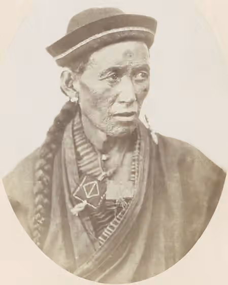 Bhutia — Identificatie Titel(s): Portret van een onbekende Bhutia man uit TibetBhotia.
