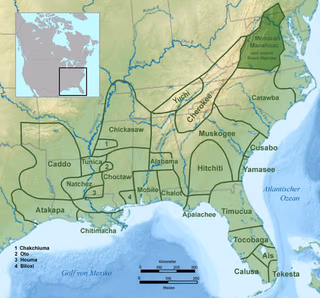 Manahoac — Tribal territory of Monacan during seventeenth century