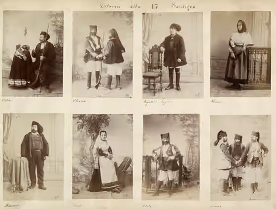 Orang Sardinia — Costumes of Sardinia.