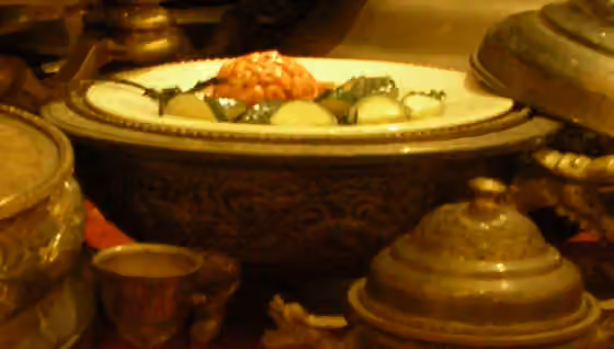 Otak monyet — The Monkey brains in the Manchu Han Imperial Feast, simulated in the Tao Heung Museum of Food Culture, Fo Tan, Hong Kong