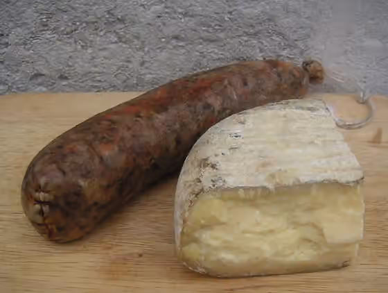 Cuisine of Menorca — Sobrassada and Maó cheese are gastronomical symbols of Minorque and in general of the Balearic Islands.