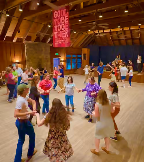 Traditional square dance — A square dance at the John C.