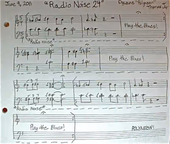 Microtonality — This is a written sketch for "Radio Noise 24", by PolyNeon.