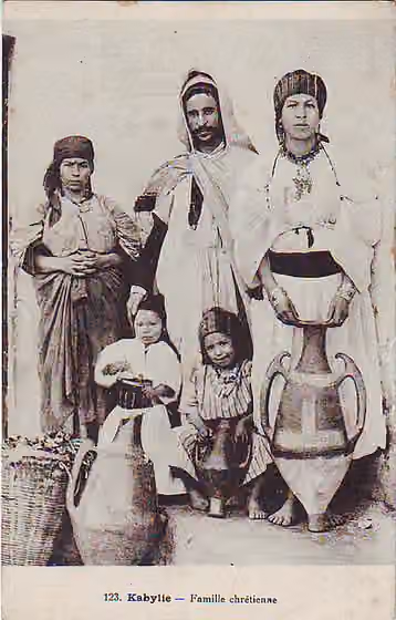 Berber Christians — Christian family from Kabylia