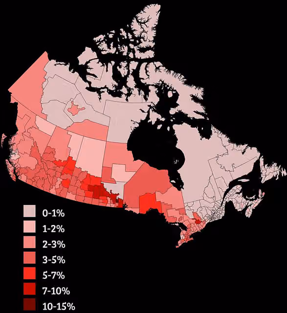 Polish Canadians — Population distribution of Polish Canadians in Canada by percentage of total population by census division, 2021 census