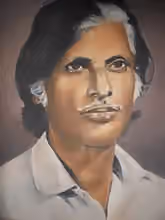Kamrupi people — Portrait of Poet Abani Chakravarty made by Shobhakar Laskar.