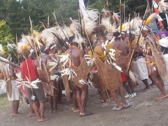 Suku Mek — Fota Saat Kegiatan Pameran Budaya tingkat Kabupaten Yahukimo Tahun 2016