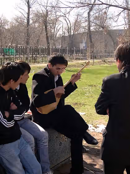 Kui (music) — I ran into him in a park when the other events were starting to break up.