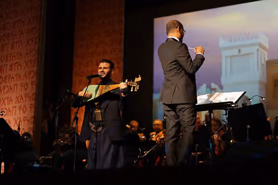 Music of Yemen — Hussain Moheb during the Yemeni Tunes in Paris concert organized by the Heritage Symphonies project
