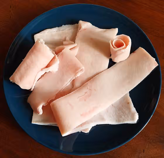 Kulit babi — Cotiche fresche crude.