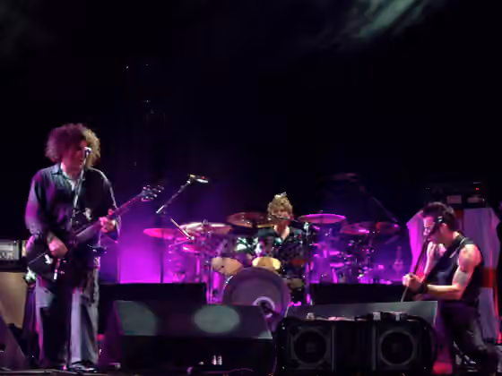 post-punk — w:The Cure performing live in 2004 at Hurricane festival