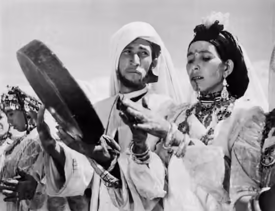 Ait Atta — Traditional and folk dance of the Berbers of the Middle Atlas, tribe of Aït Atta, Morocco.