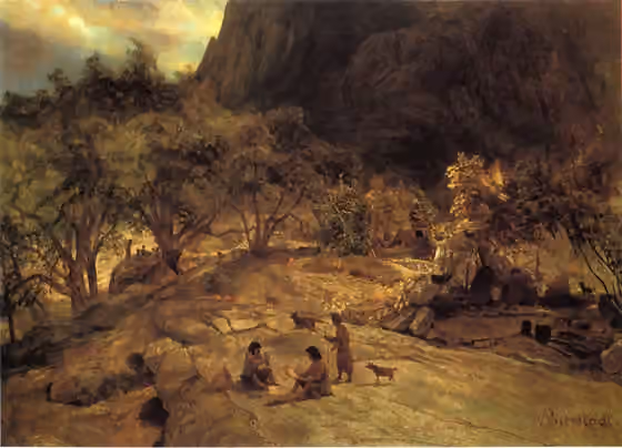 Ahwahnechee — Indian encampment