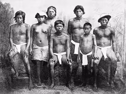 Suku Miskito — Misquito natives in 1894