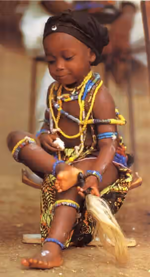Krobo people — A Krobo girl Child undertaking Dipo Ceremony