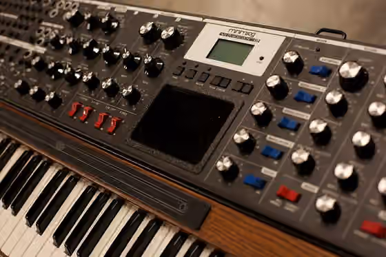Musik ambien — Moog gave him a Minimoog XL