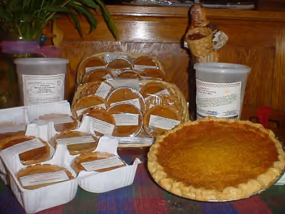Pai Kacang — This is a picture of bean pies home made by Intisar's Navy Bean Pie recipe from Springfield, MA.