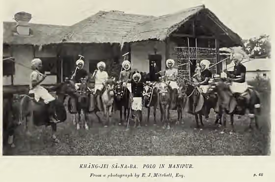 Meitei — Sagol Kangjei is the traditional form of Polo Sports.