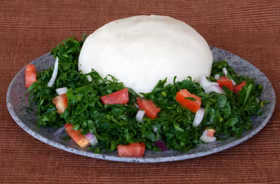 Sukuma wiki — Maize meal ugali and sukuma wiki