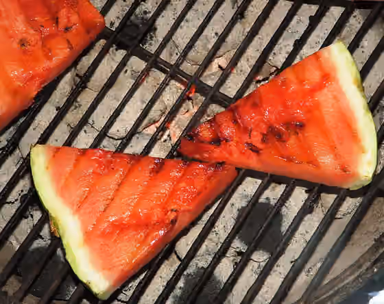 Steik semangka — Grilled watermelon (watermelon steaks)