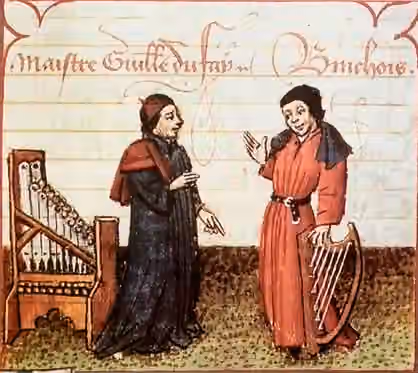 Franco-Flemish School — Enluminure extraite de Martin Le Franc , « Champion des dames » (Cambrai, 1451).