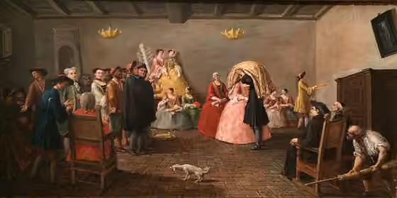 Italian Jews — Jewish wedding, Marco Marcuola, Venice, around 1780