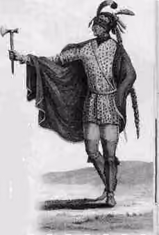 Kaskaskia — Engraving from drawing by General Georges-Henri-Victor Collot