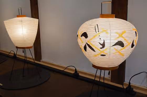 Gifu lanterns — 岐阜提灯。岐阜県岐阜市の長良川てしごと町家CASAにて。