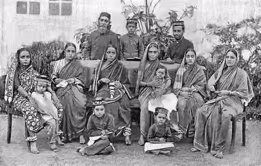 Bene Israel — Beni-Israel Family at Bombay.