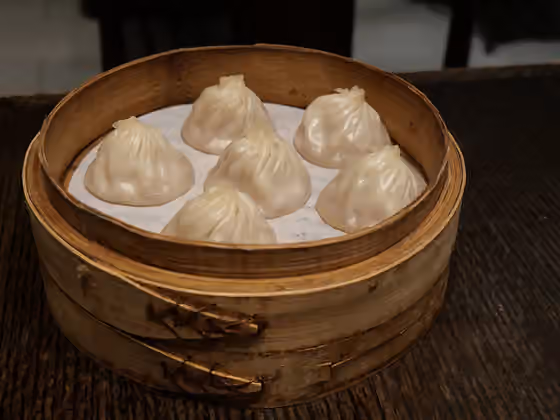 Xiaolongbao — A Xiaolongbao from The Modern Shanghai in YOHO MALL at Yuen Long, Hong Kong