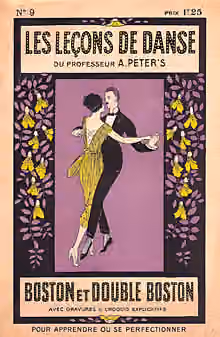 Cross-step waltz — The cover of the dance manual Les Leçons de Danse No.