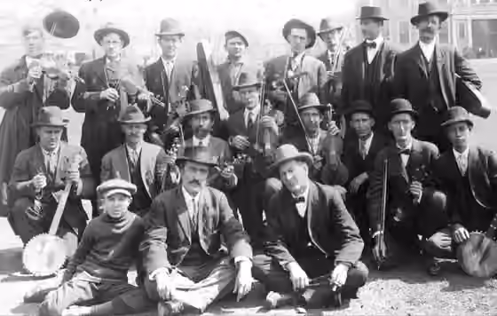 Country music in Atlanta — The Atlanta Fiddler's Convetion , photo in 1914