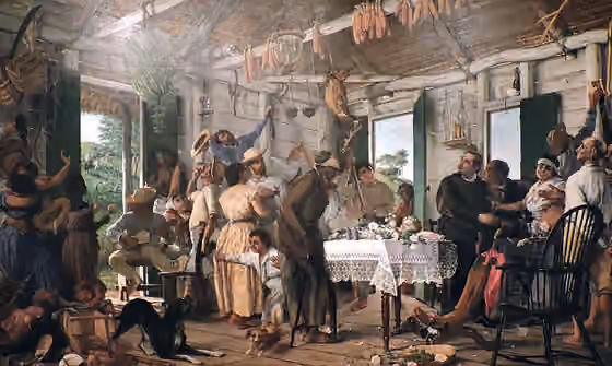 History of the Jews in Puerto Rico — "El Velorio" - 'The Wake' - by Puerto Rican impressionist artist Francisco Oller .