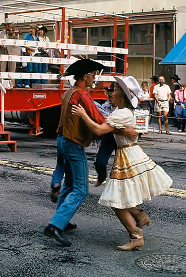 Square dance — Calgary Stampede 1982: w:en: Square dance