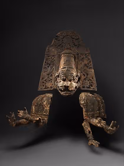 Koothu — Southern India, Tamil Nadu, probably Thanjavur district; Mask; Sculpture