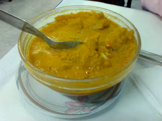 Crab curry — Caril de caranguejo, a crab curry dish from Goa.