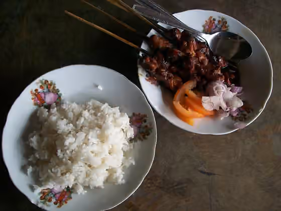 sate kambing — Mutton Satay