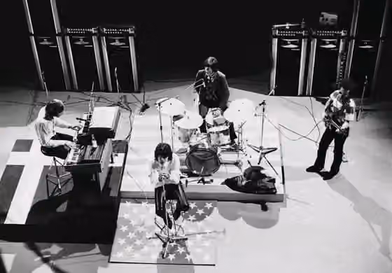 American rock — The Doors performing for Danish television in Copenhagen (Gladsaxe Television-Byen studio)
