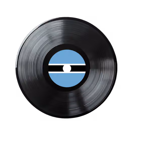 Music of Botswana — Music in Botswana vinyl disc