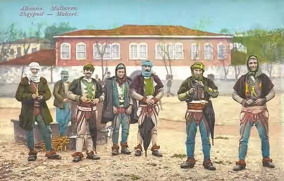 Hoti (tribe) — Albanias in costumes
