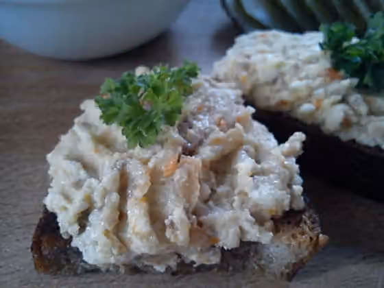 Vorschmack — Vorschmack made of brined herring