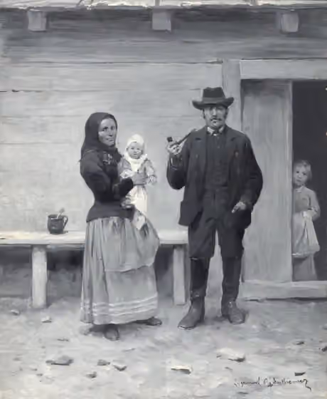 Walddeutsche — Polish Uplanders, in West Galicia.