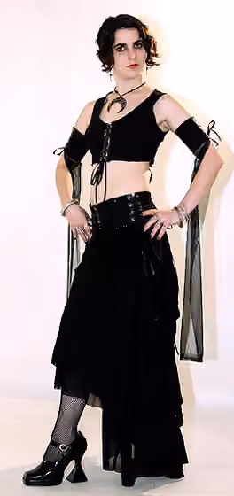 Gothic belly dance — This image is from my personal archive.