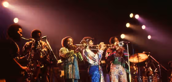 Funk — Earth Wind & Fire performing in 1982