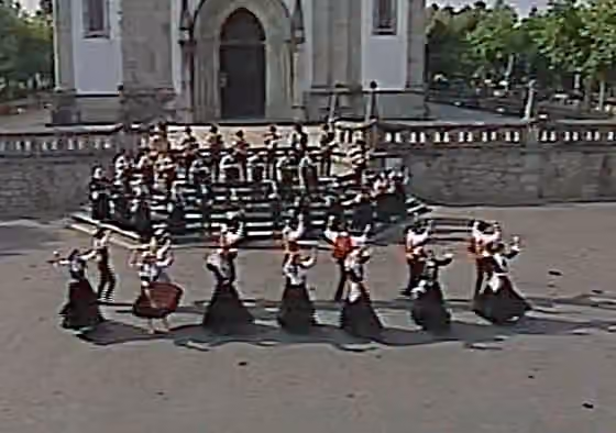Vira (dance) — Foto da dança folclórica portuguesa o Vira do minho