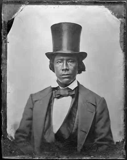 Mashpee Wampanoag Tribe — Mr Jame Mye, Mashpee Wampanoag, 1860, son of James Mye