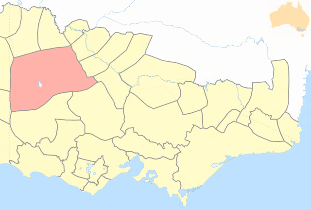 Wergaia — This highlights Wergaia Country in a map I created of Aboriginal Nations and Languages in what is now Victoria.