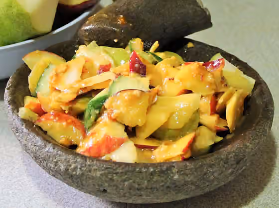 rujak — Rujak Buah is an Indonesian Fruit Salad.